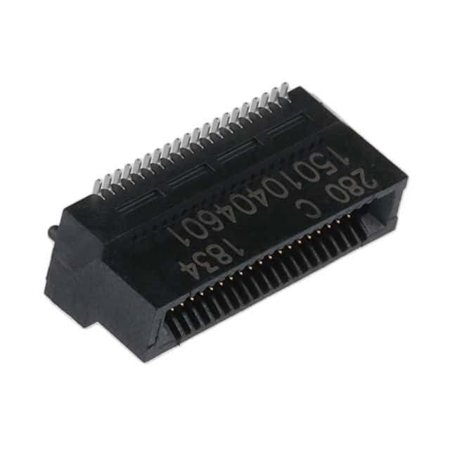 15010404601333 CONN EDGE DUAL FMALE 40POS 0.031