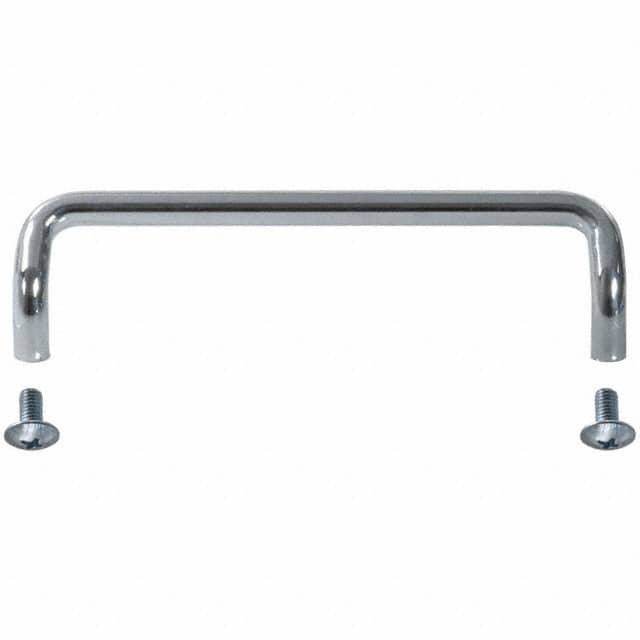 H-9110-B HANDLE STEEL/CHROME MTG CTR 6"