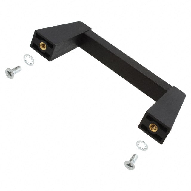 1427NBB HANDLE ALUMINUM BLK MTG CTR 3.5"