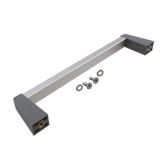 1427LGC HANDLE ALUM GR/CLR MTG CTR 7"