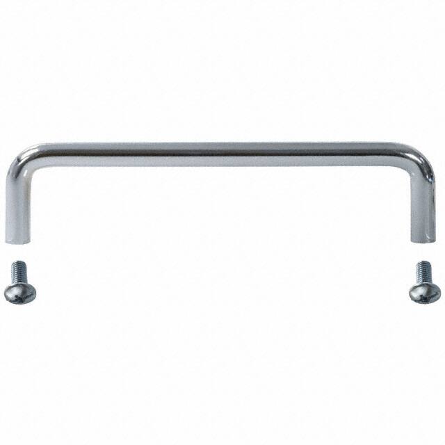 H-9114-B HANDLE STEEL/CHROME MTG CTR 8"
