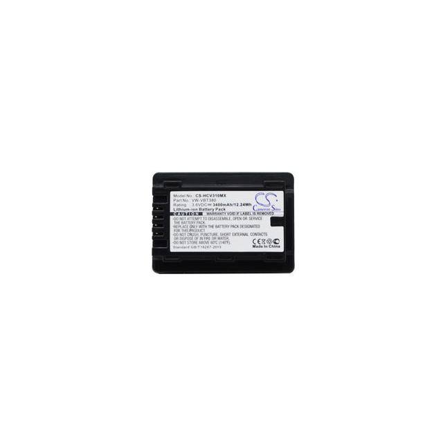 WX-RRC5-2-VW-VBT190 BATTERY Replacement for Panasonic VW-VBT