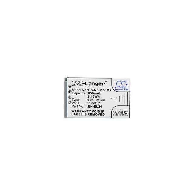 WX-RLWL-9-EN-EL24 BATTERY Replacement for Nikon EN-EL24 Ba