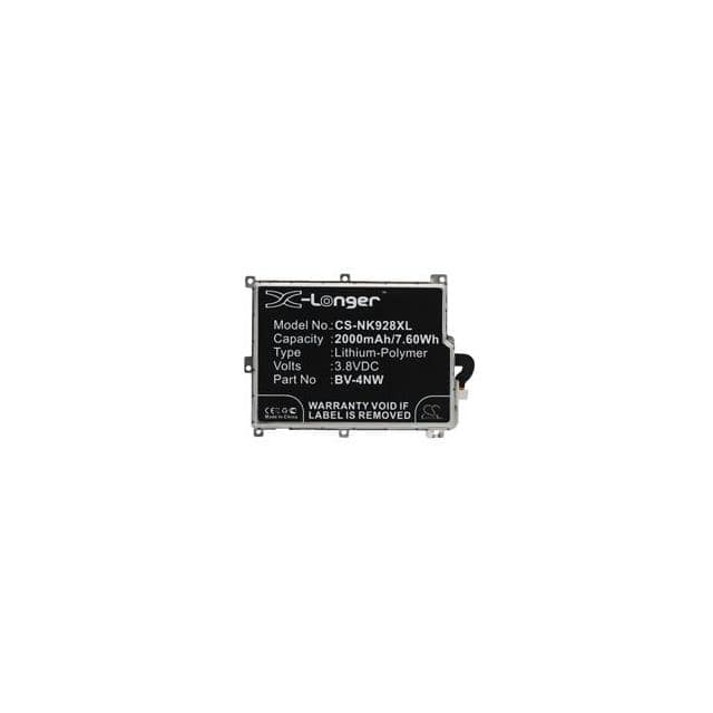 WX-RQ2V-3-BV-4NW BATTERY Replacement for Nokia BV-4NW Bat