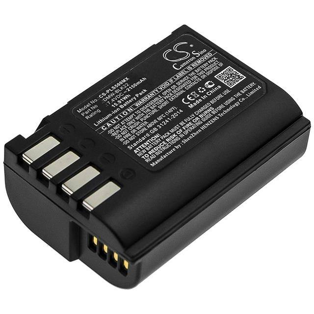 WX-RR13-7-DMW-BLK22 BATTERY Replacement for Panasonic DMW-BL