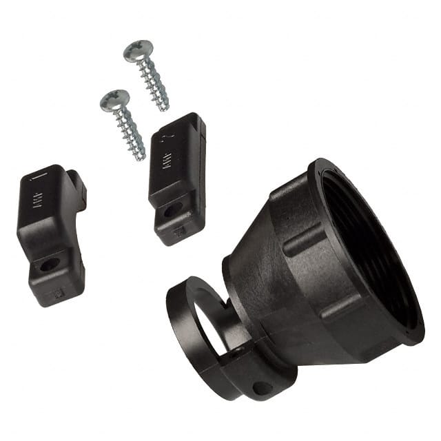 206138-8 CONN CAB CLMP SZ23 BLK 1 3/8-18