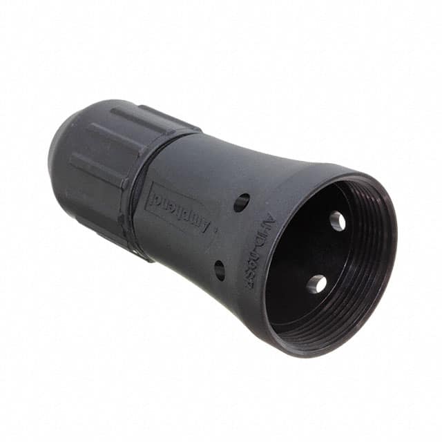 AHD-06SR CONN BACKSHELL BLACK 1 5/16-18