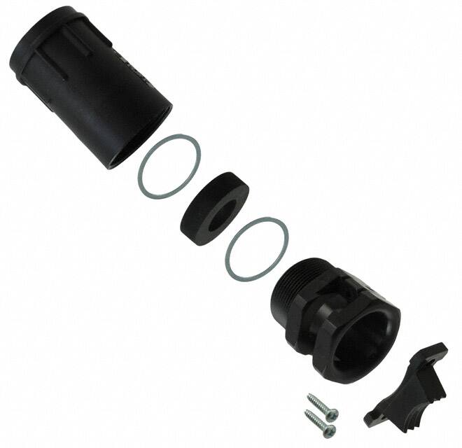 UTG24PG CONN BACKSH W/CLMP SZ24 BLK PG29