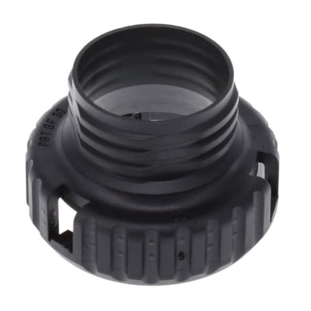 120110-0075 CONN BACKSHELL BLACK