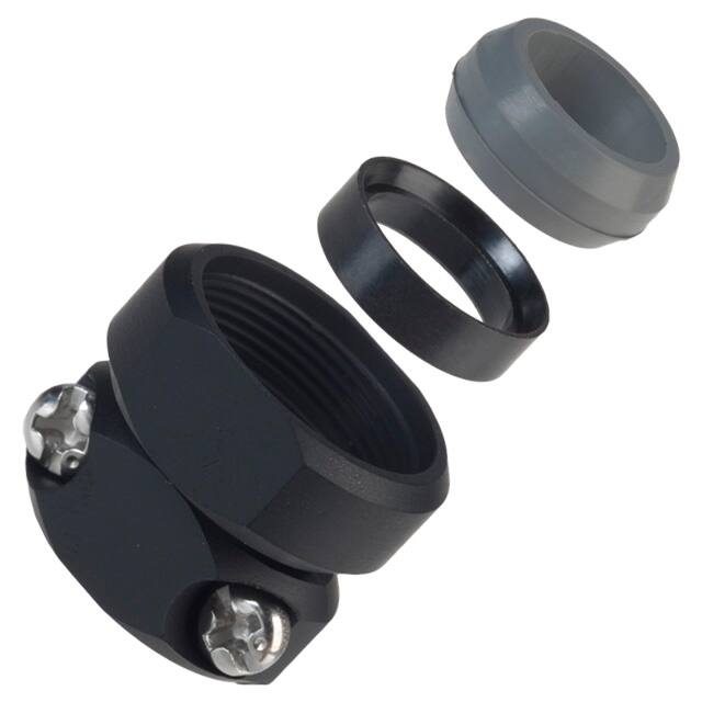JR13WCC-10(31) CONN CABLE CLAMP SZ13 BLACK M16