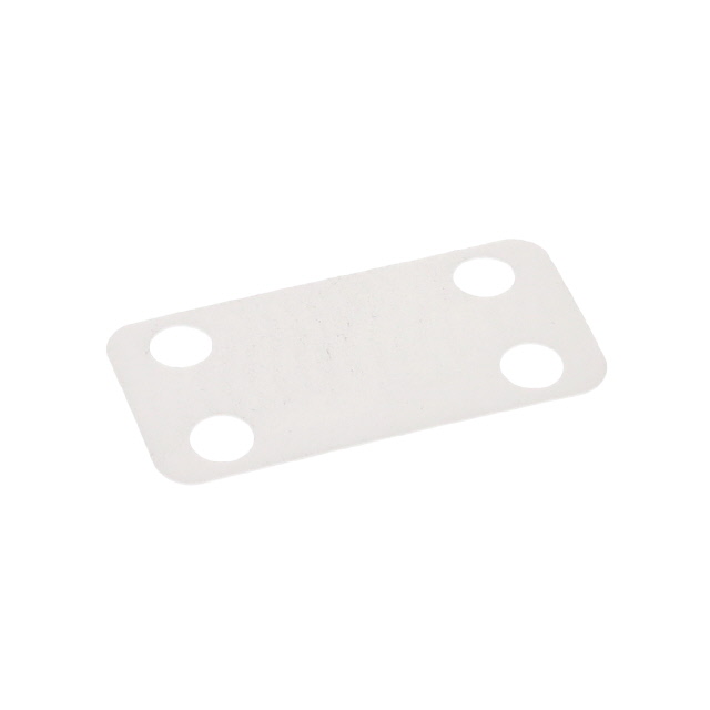 MP150-M Panduit MP150-M white nylon 6/6 wire marker plate, 19.1mm x 38.1mm, cable tie mount, RoHS compliant, -60 to 85°C operating range.