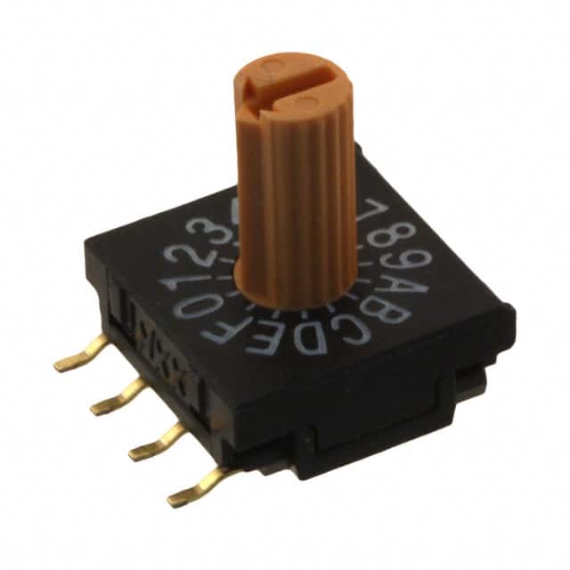 FR02KR16P-R SWITCH ROTARY DIP HEX 100MA 5V