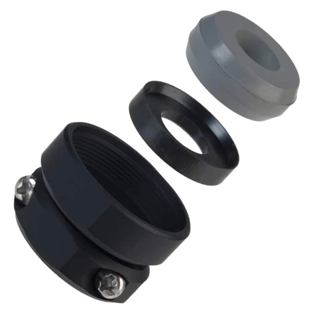 JR21WCC-10 CONN CABLE CLAMP SZ21 BLACK M24