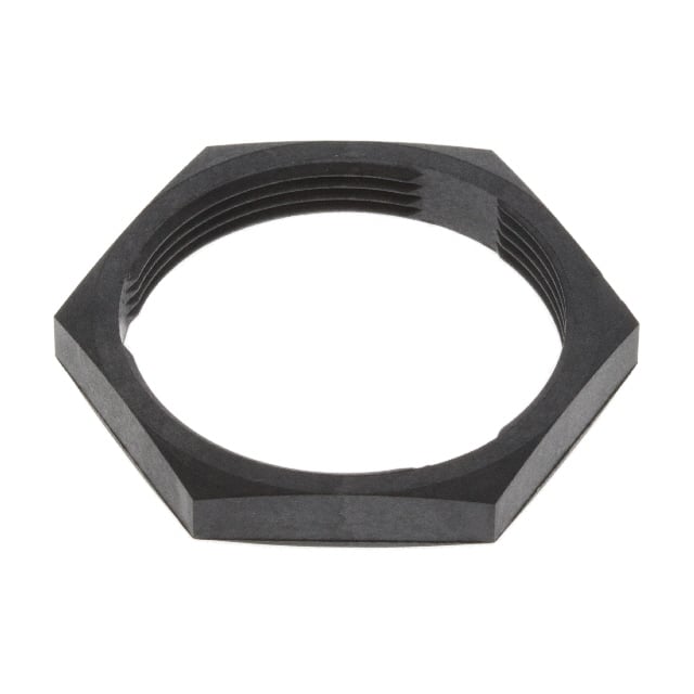 2411-002-1805 CONN HEX NUT 18 BLACK