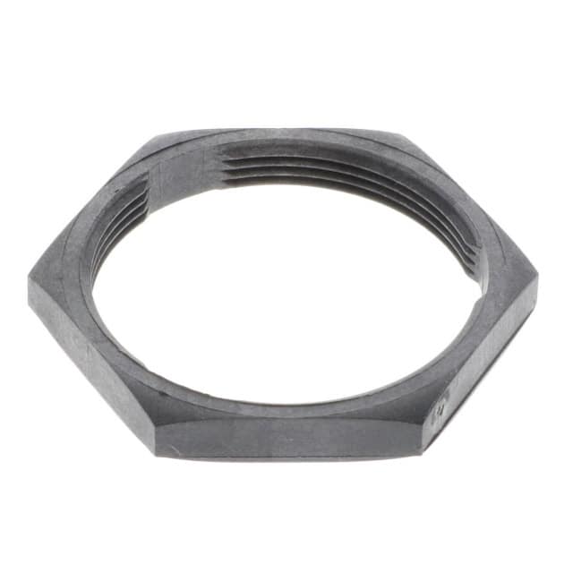 2411-001-2405 CONN HEX NUT 24 BLACK
