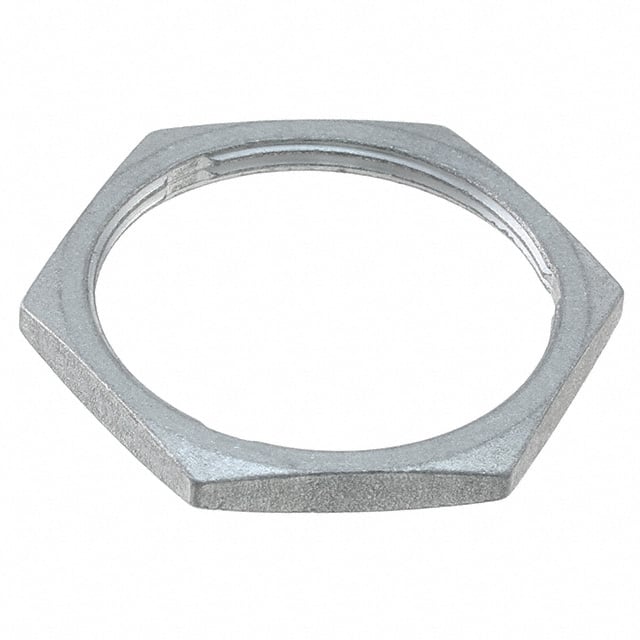 114020-90 CONN HEX NUT 18 SILVER
