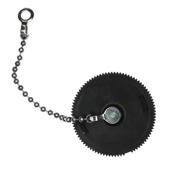 208652-1 CONN SEALING COVER 17 BLACK