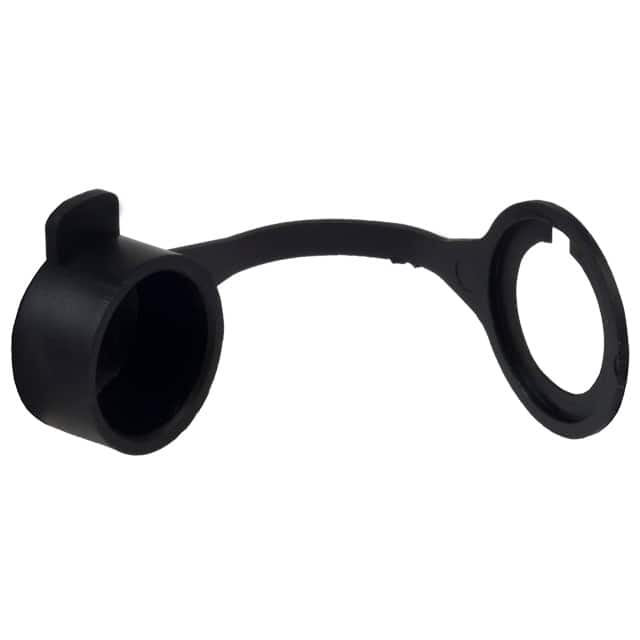 HR10-7R-C CONN DUST COVER 7 BLACK
