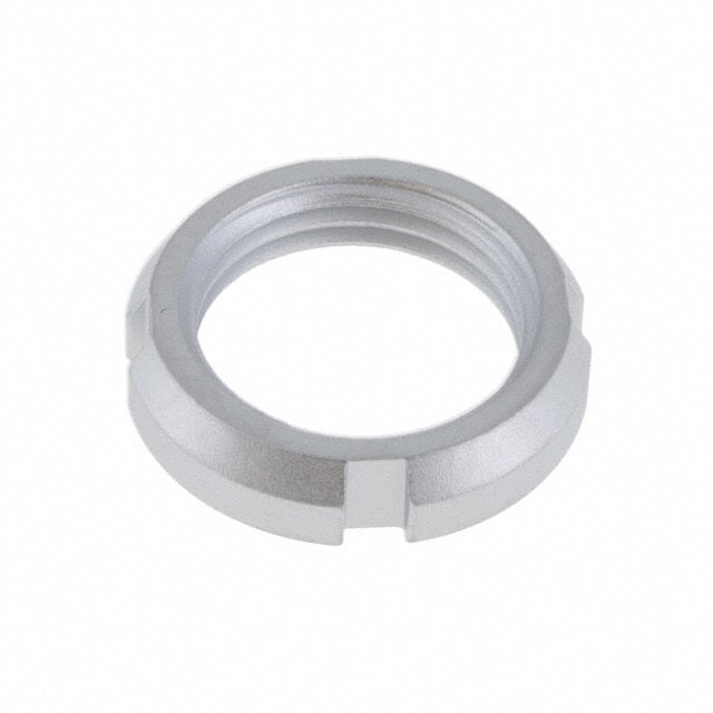 GEG.1S.240.LC CONN NOTCHED NUT SILVER