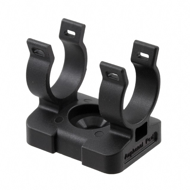 SJS450100 CONN CRADLE 8 BLACK