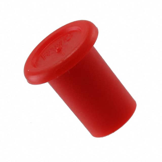 D1/4A CONN COVER RED CIRCULAR