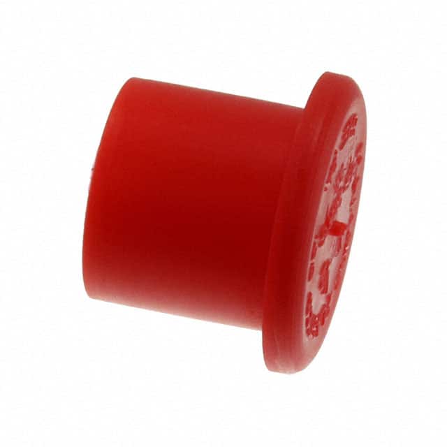 D1/2A CONN COVER RED CIRCULAR