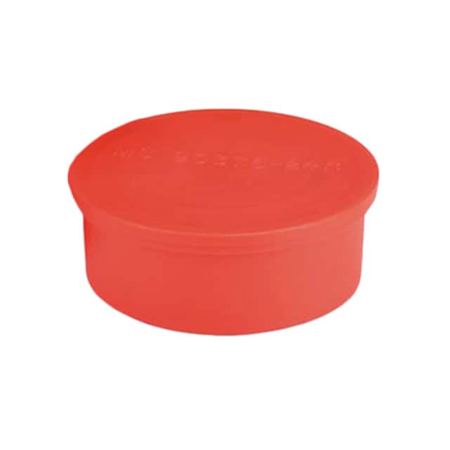 D1-3/8A CONN COVER RED CIRCULAR