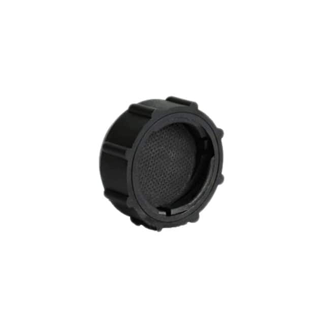 UTP16DC CONN DUST COVER 16 BLACK