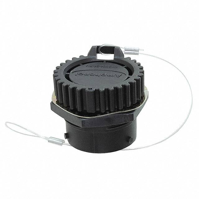 AHDC04-24-PMT CONN PROTECTIVE COVER 24 BLACK