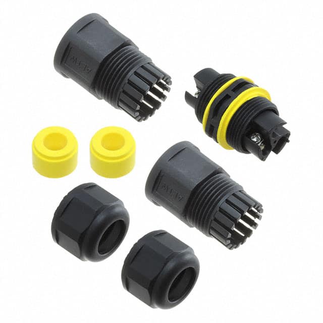 SC-L-UL11-03-YW CONN CABLE JOINER BLACK/YELLOW