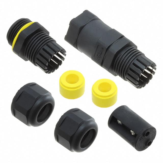 SC-L-UL12-02-YW CONN CABLE JOINER BLACK/YELLOW