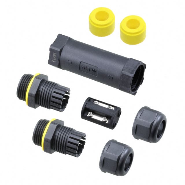 SC-L-UL13-02-YW CONN CABLE JOINER BLACK/YELLOW