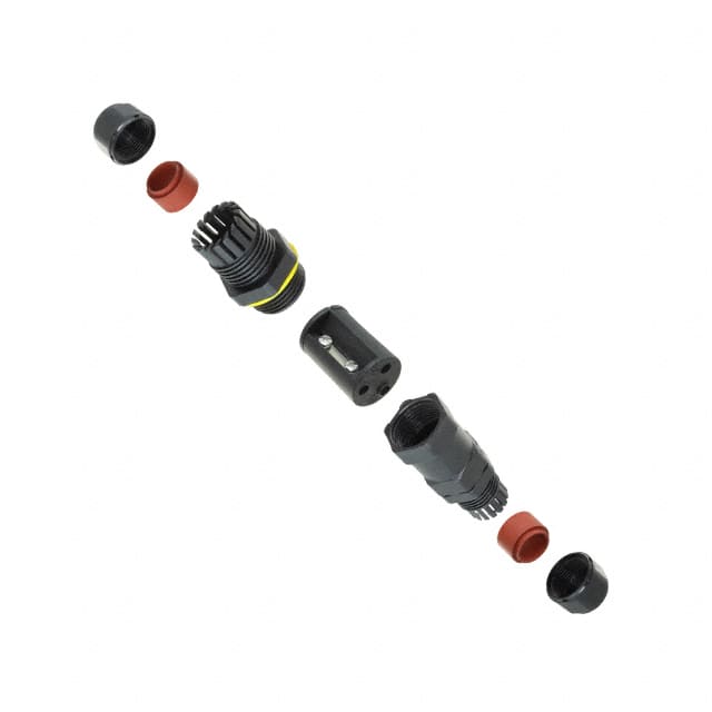 SC-L-UL12-04-RD CONN CABLE JOINER BLACK/RED