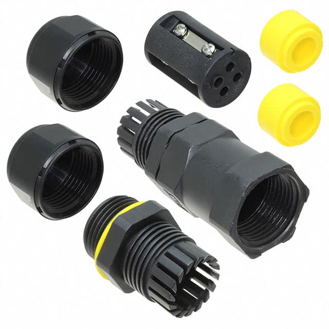 SC-L-UL12-03-YW CONN CABLE JOINER BLACK/YELLOW