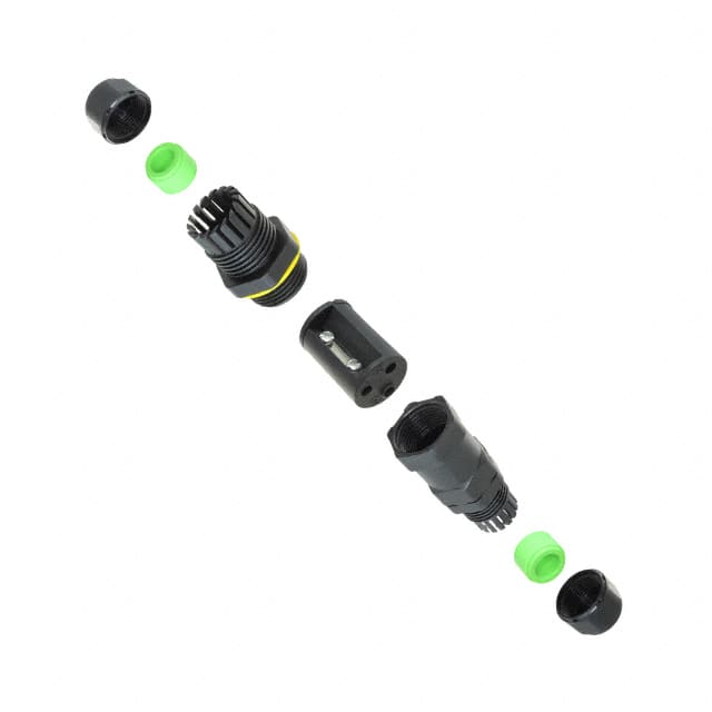 SC-L-UL12-03-GN CONN CABLE JOINER BLACK/GREEN