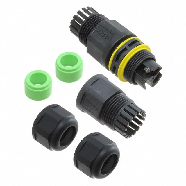 SC-L-UL11-03-GN CONN CABLE JOINER BLACK/GREEN