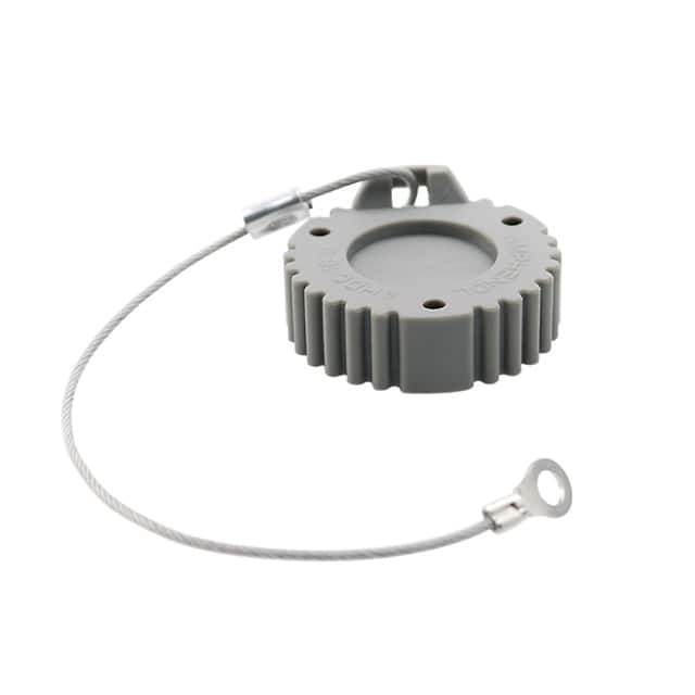 AHDC169-TM CONN COVER GRAY 9POS LANYARD