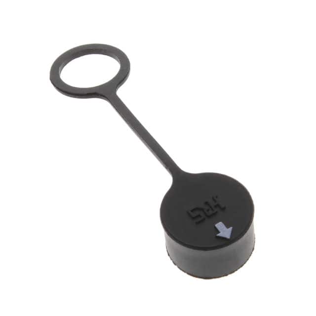 HR30-6R-C(31) CONN COVER 6 BLACK