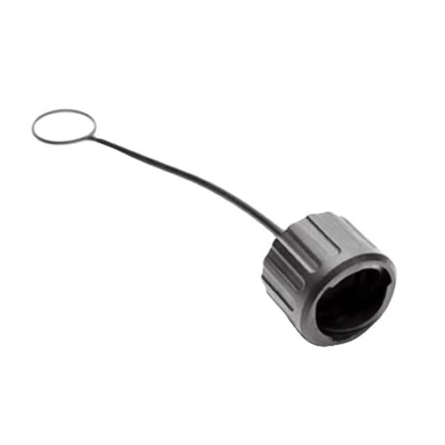 RTS012DCG CONN DUST COVER 12 BLACK