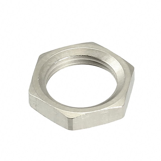 GEA.00.240.LN CONN HEX NUT SILVER
