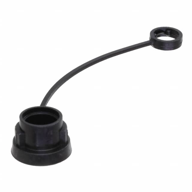 HR30-8P-C(31) CONN COVER 8 BLACK