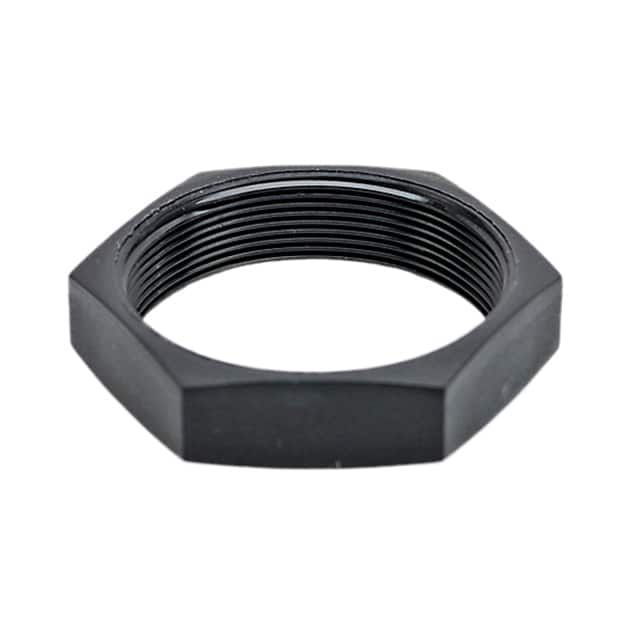 AHD17-PN01 CONN HEX NUT BLACK