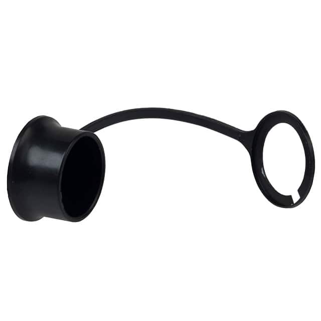 HR10A-13R-C CONN COVER 13 BLACK