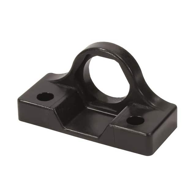 21010000036 CONN BRACKET M12 BLACK
