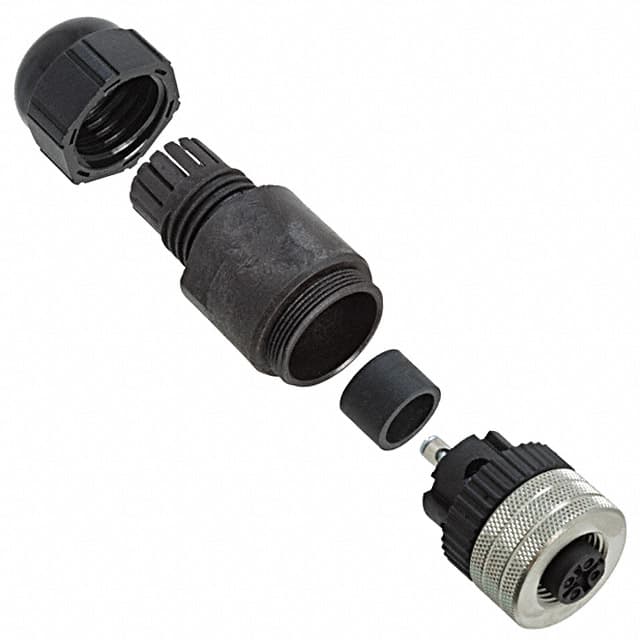 1200710043 CONN TERMINATOR M12-5 BLACK
