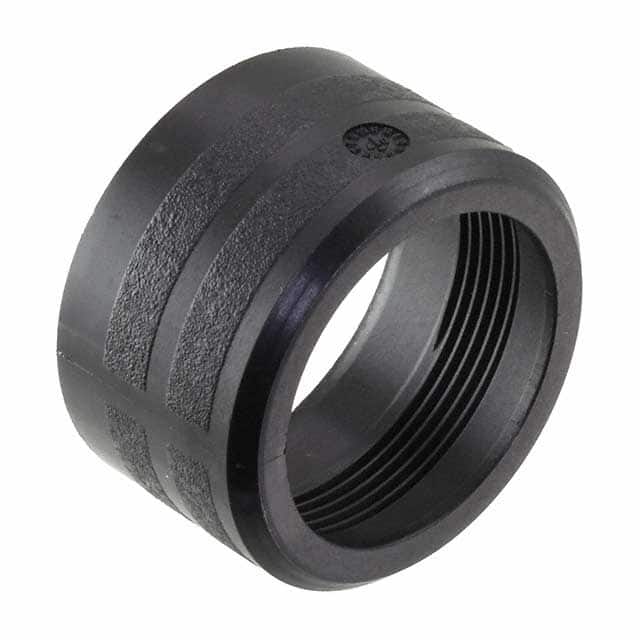 CL114000 CONN BACKNUT 4 BLACK