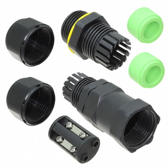 SC-L-UL12-02-GN CONN CABLE JOINER BLACK/GREEN