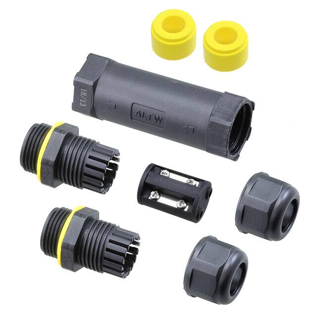 SC-L-UL13-03-YW CONN CABLE JOINER BLACK/YELLOW
