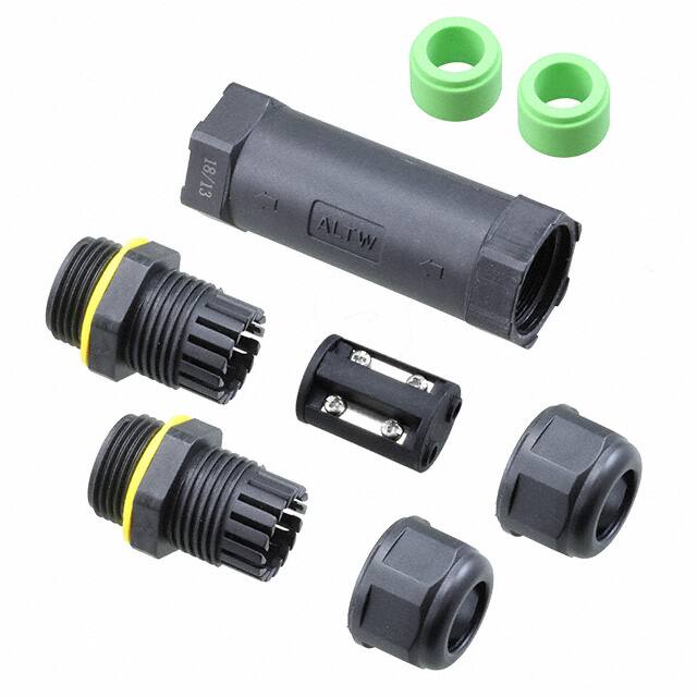 SC-L-UL13-03-GN CONN CABLE JOINER BLACK/GREEN