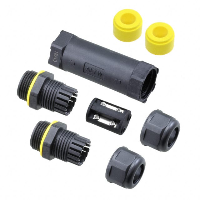 SC-L-UL13-04-YW CONN CABLE JOINER BLACK/YELLOW